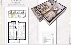 2S STAN U IZGRADNJI NA RADIJALCU